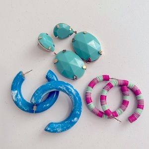 Bundle! Colourful Statement Earrings